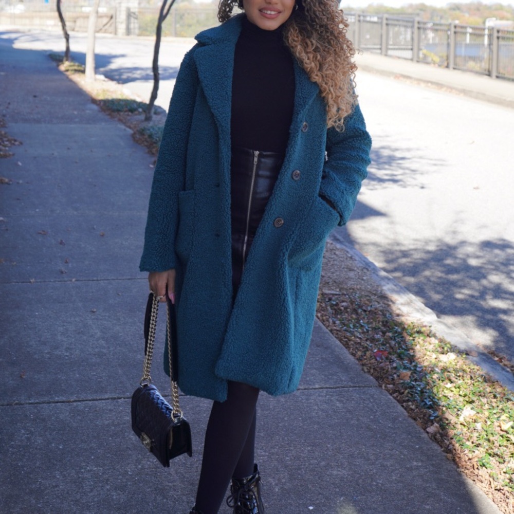 Ann Taylor teddy coat size XS
